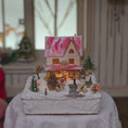 Load and play video in Gallery viewer, Cozy Volker Arnold Illuminated Micro Miniature Winter House Scene 1:144 Scale
