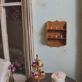 Load and play video in Gallery viewer, Larry Hadlock Miniature Thimble Holder Wall Shelf & Thimbles OOAK 1984
