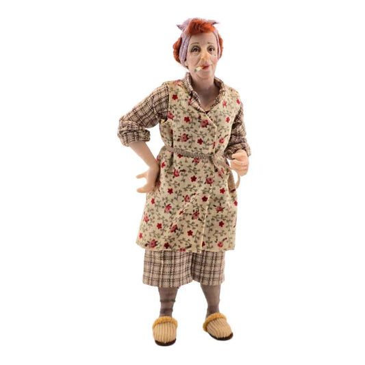 Julie Campbell OOAK Tired Cigarette Smoking Housewife Character Doll 1:12 Scale