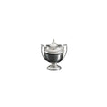 Load image into Gallery viewer, Sterling Silver Lidded Sugar Bowl by Peter Acquisto IGMA Miniature Dollhouse
