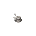 Load image into Gallery viewer, Miniature Dollhouse Sterling Silver Vermeil Tea Cup Spoon Saucer Set Dimitri Shevchenko

