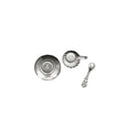 Load image into Gallery viewer, Miniature Dollhouse Sterling Silver Vermeil Tea Cup Spoon Saucer Set Dimitri Shevchenko
