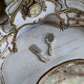 Load image into Gallery viewer, Miniature Dollhouse Dimitri Shevchenko IGMA Sterling Vanity Set Comb & Mirror
