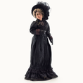 Load image into Gallery viewer, Victorian Mourning Dowager Original Marcia Backstrom Sculpted Dollhouse Doll
