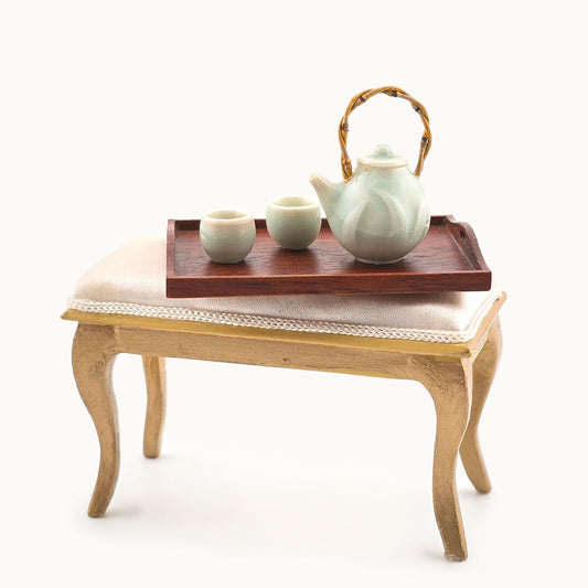 Celadon Chinese Teapot Set & Serving Tray IGMA Troy Schmidt Porcelain