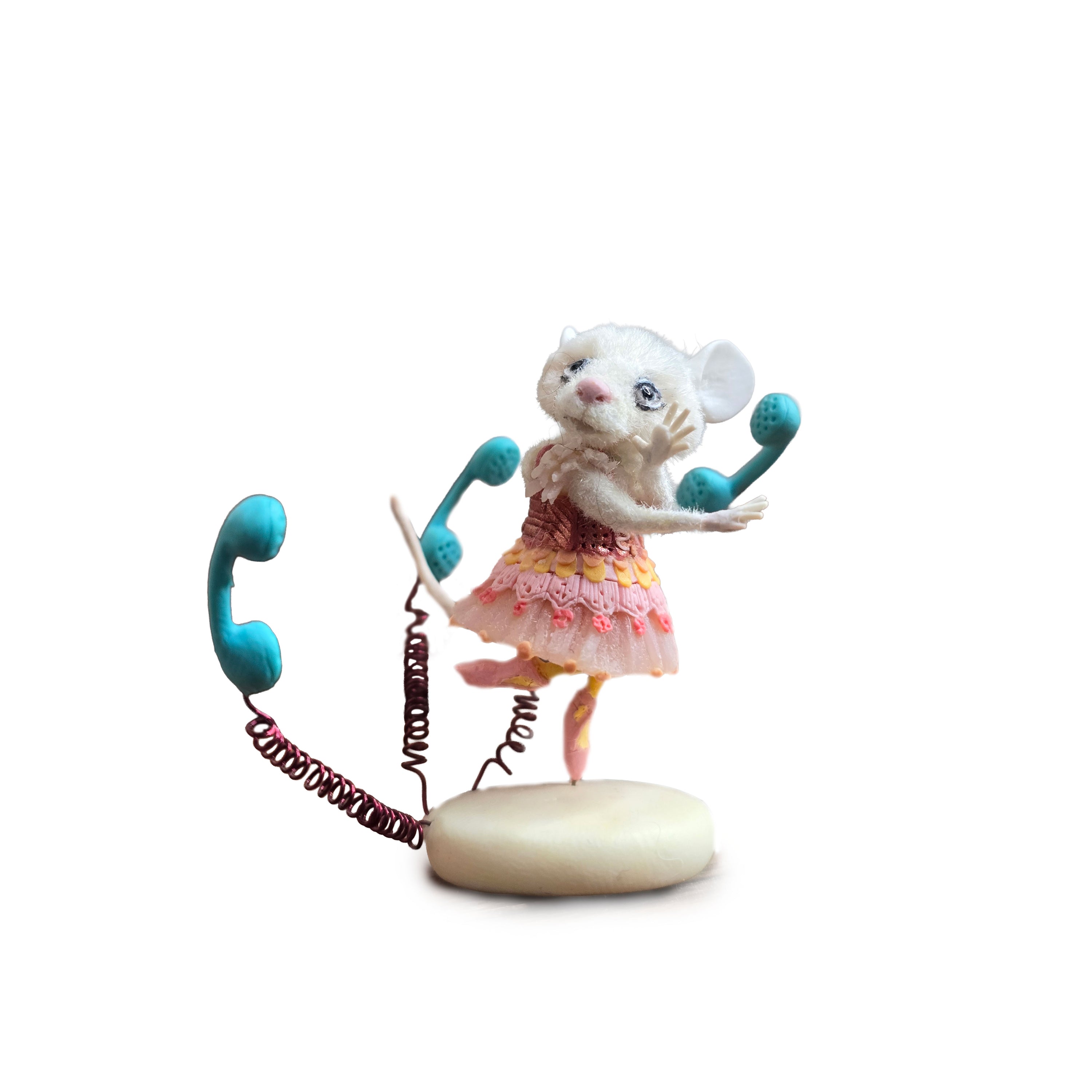 Aleah Klay “Miniature Mouse Dancer” Phone Series OOAK 2015
