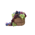 Load image into Gallery viewer, Janet Uyetake & Al Chandronnait Autumnal Grape Harvest Bushel Basket

