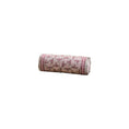 Load image into Gallery viewer, Sharon Garmize Micro Petit-Point Bolster Pillow in Pink & Dove Gray
