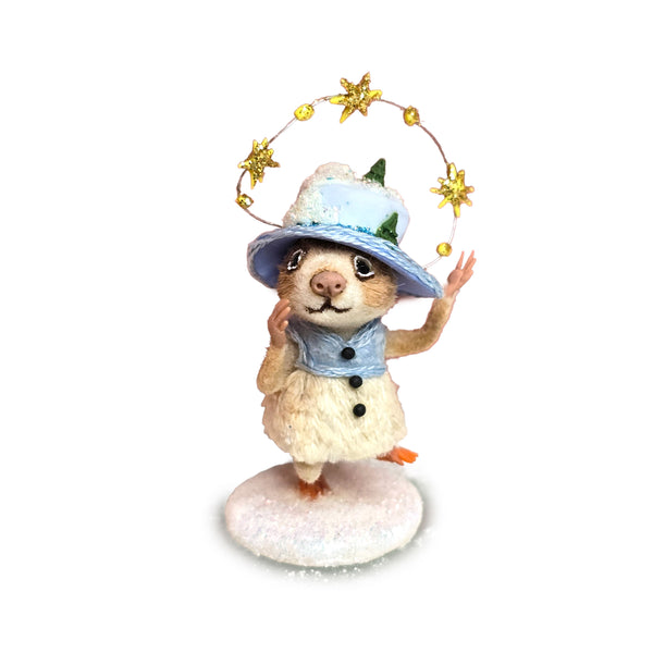 Aleah Klay “Winter Wonderland” Mouse Girl OOAK Miniature c.2013