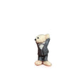 Load image into Gallery viewer, Aleah Klay White Teddy Bear in Tuxedo OOAK Miniature 2013

